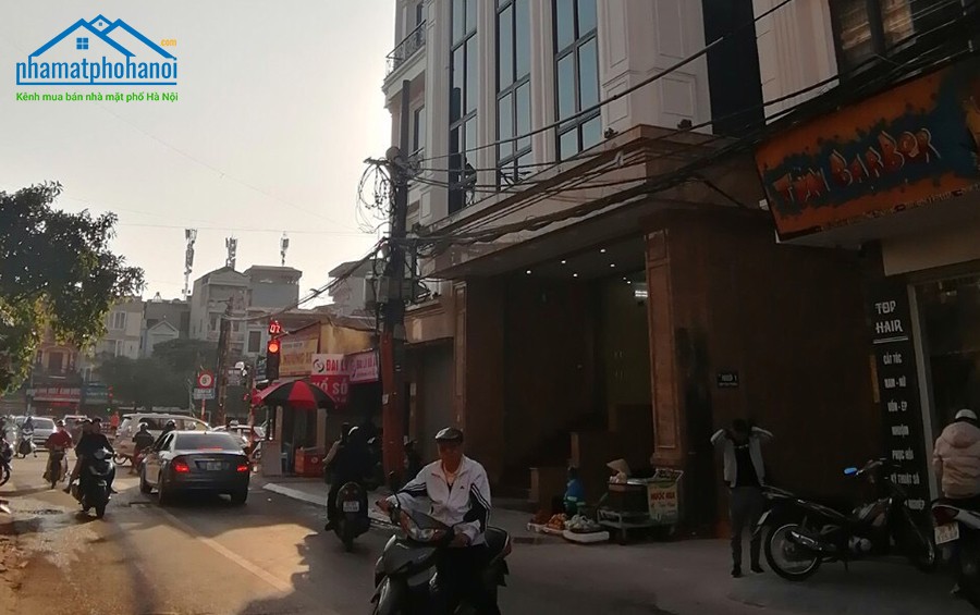 Cho Thuê Gấp Tòa Nhà 8 Tầng Mặt Phố Vũ Tông Phan. Giá 80tr/th