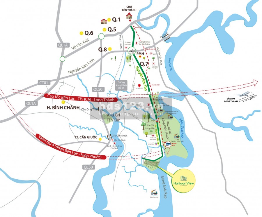 Bán 2 nền giai đoạn 1 giá gốc CĐT - Hiệp Phước Harbour View mặt tiền Nguyễn Văn Tạo