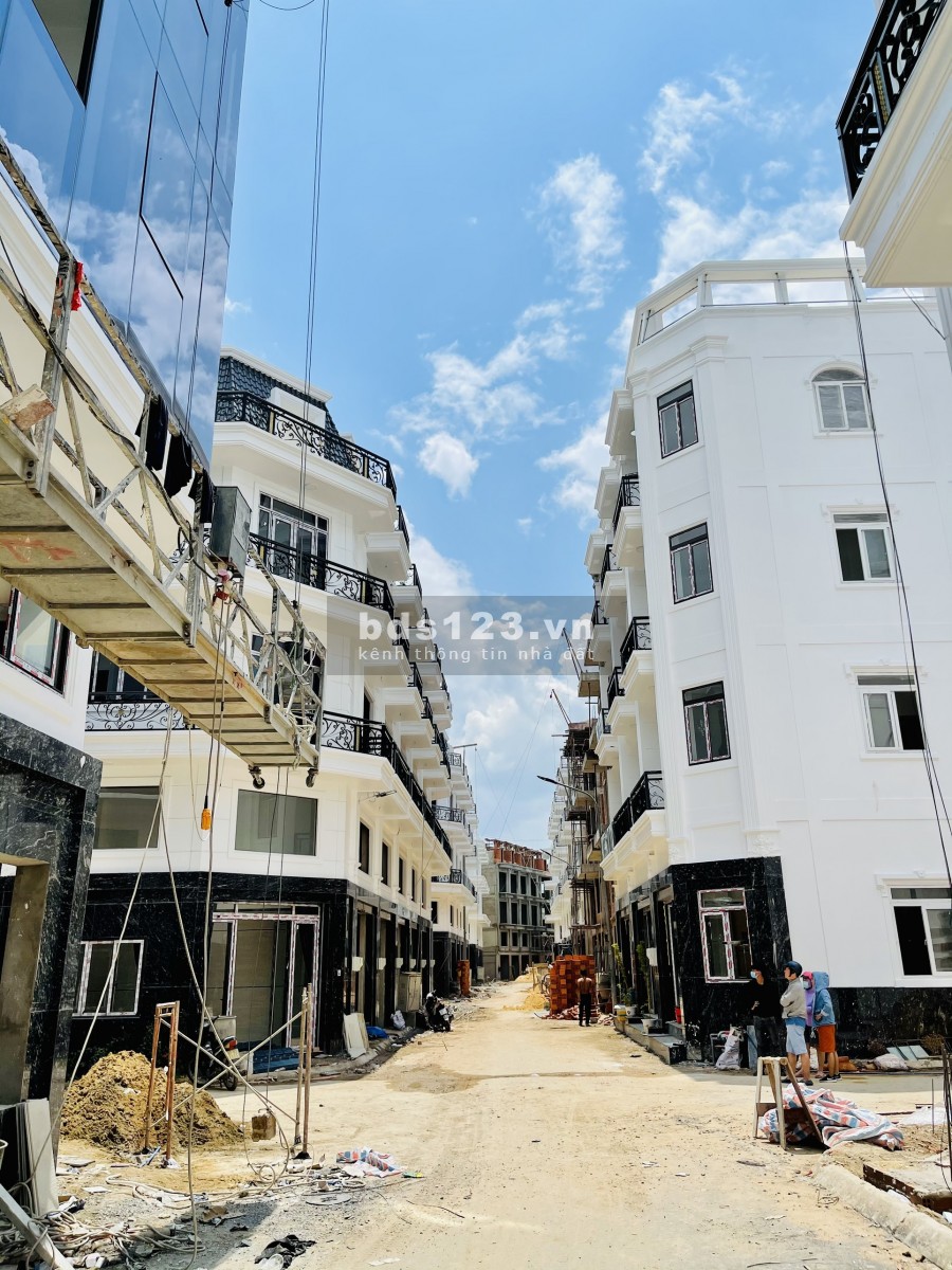 Khu nhà phố thương mại 3 mặt view sông