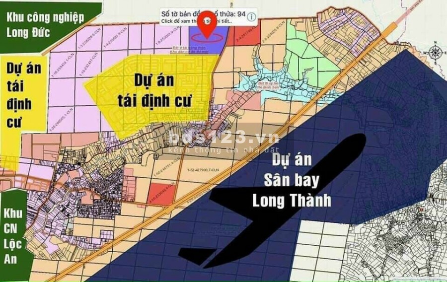 500tr/nền – ĐÃ CÓ SỔ - MIỄN LÃI – MUA ĐẤT NHẬN VÀNG sân bay QUỐC TẾ Long Thành