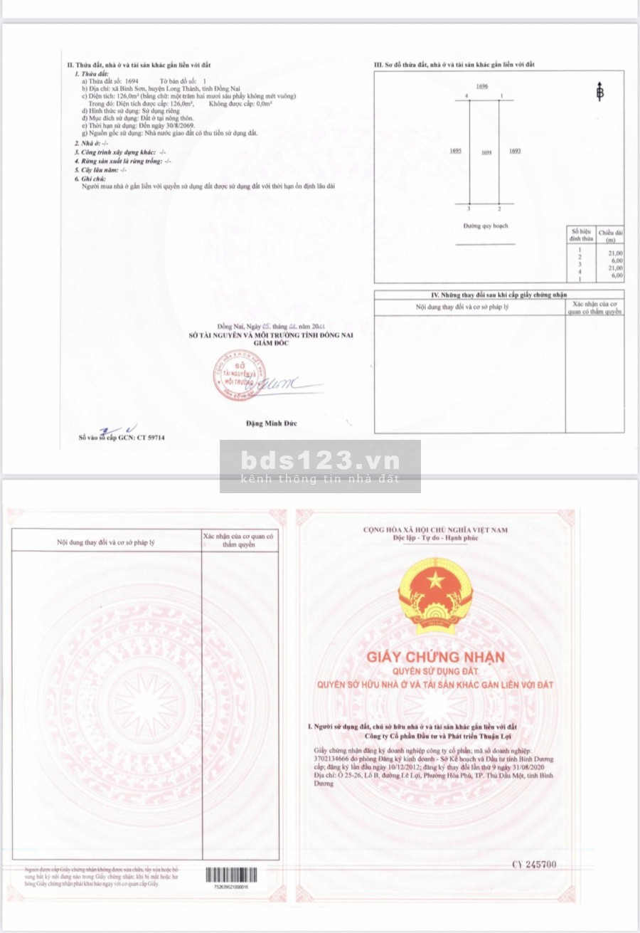500tr/nền – ĐÃ CÓ SỔ - MIỄN LÃI – MUA ĐẤT NHẬN VÀNG sân bay QUỐC TẾ Long Thành