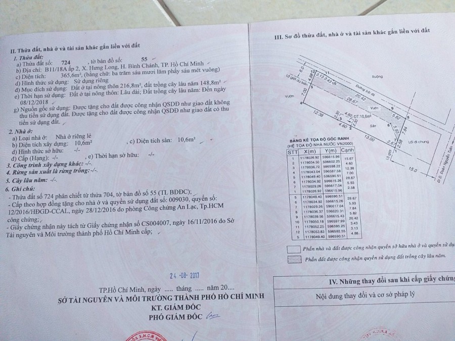 Cần bán đất mặt tiền đường Tân Liễu, Hưng Long, Bình Chánh giá hấp dẫn