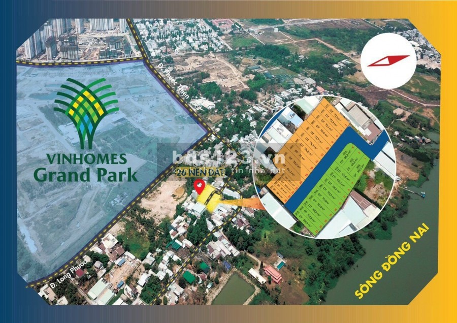 ĐẤT NỀN QUẬN 9 GẦN VINHOMES GRAND PARK CÓ SỔ HỒNG