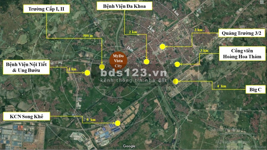 Chính chủ cần bán 2 căn shophouse vị trí cực đẹp tại dự án mỹ độ VISTA CITY Bắc Giang