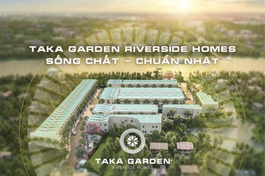 Mở Bán Dãy Nhà Phố Chuẩn Phong Cách Sống Nhật Bản TaKa Garden Ở TP. Tân An, Long An Gía Chỉ Từ 750 triệu