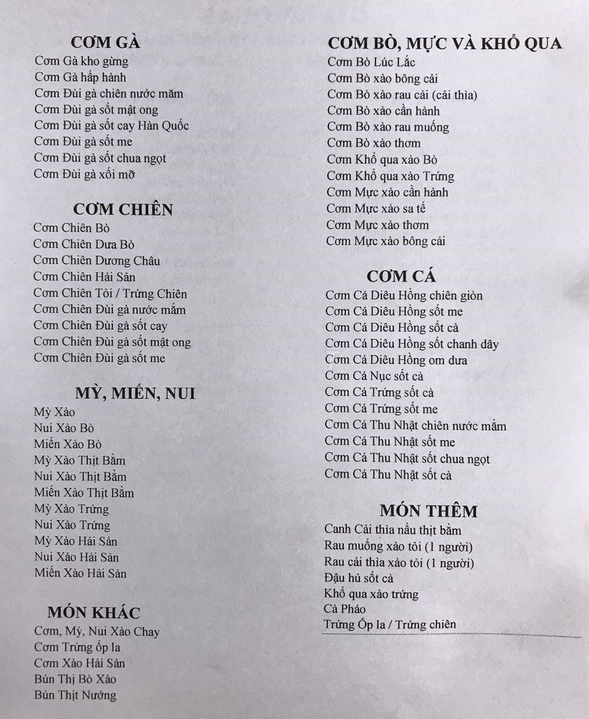 Cần sang lại quán Cơm tại chung cư Eratown Đức Khải Q7 khu dân cư đông đúc