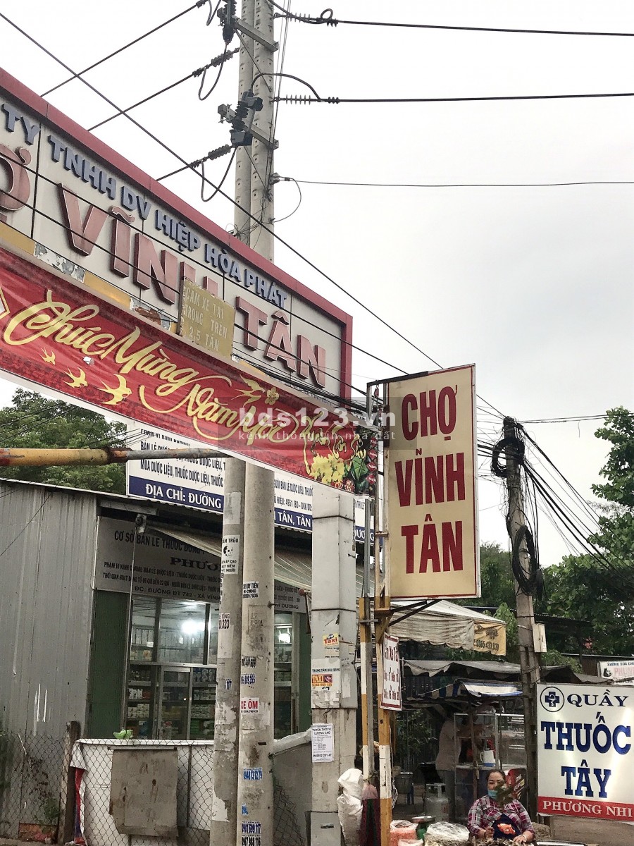 Bán đất Vĩnh Tân, Tân Uyên, 1tỷ050tr, sổ riêng, mặt tiền đường ĐT742, liên hệ ngay kẻo lỡ