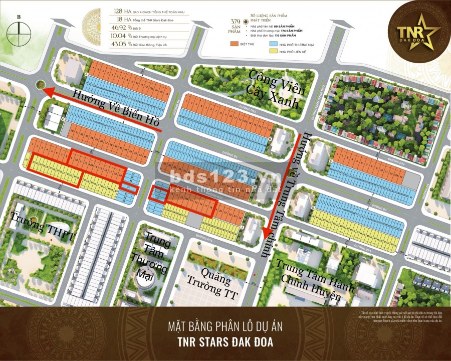 Đất Nền KĐT TNR Stars Đak Đoa 0965.268.349 - Gà đẻ trứng vàng cho NĐT 2021
