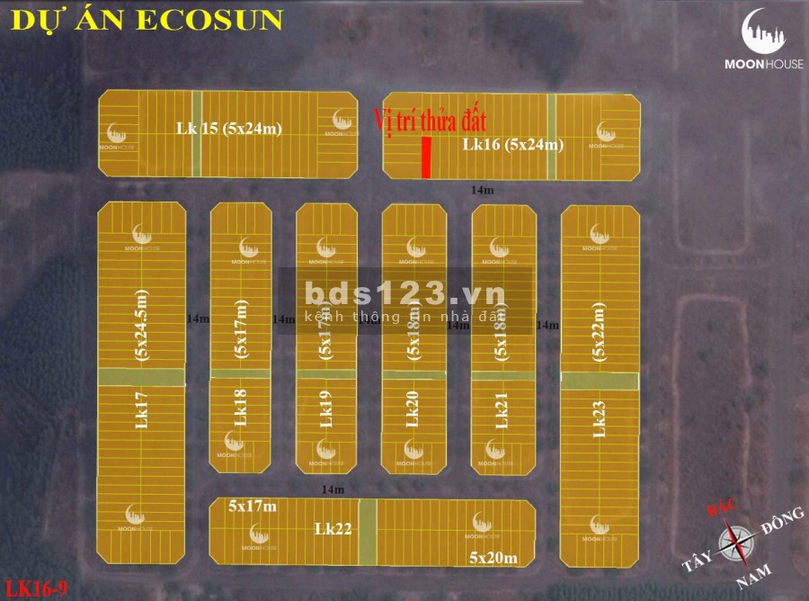 Hot hot hot Đất nền dự án ecosun Nhơn trạch-