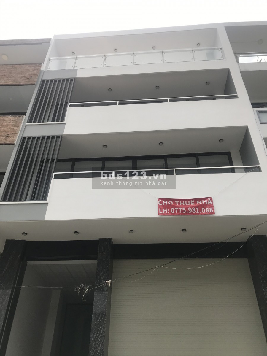 Cho Thuê Nhà MT Trương Công Định, P14, Q.Tân Bình,8x20m, Trệt 3 lầu