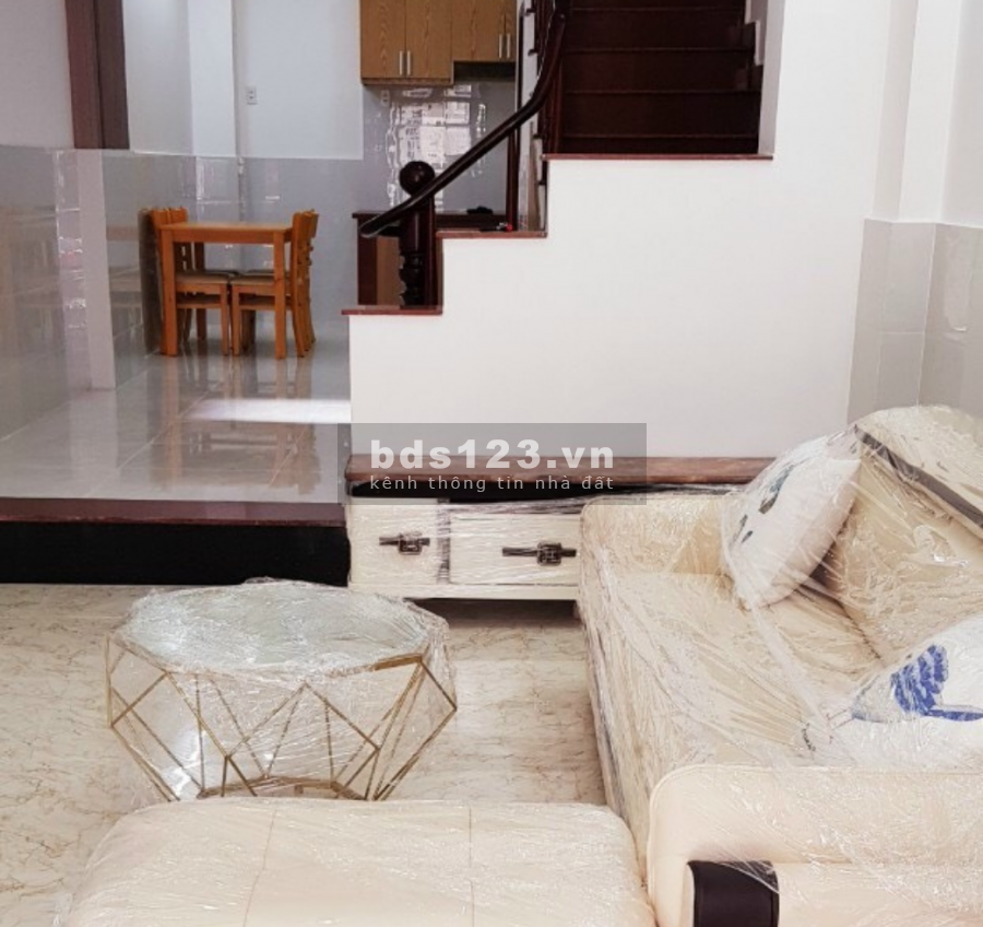 Nhà 4 tầng BTCT 5PN HXH Lê Văn Thọ, P.9, GV 46m giá 4,95 tỷ TL