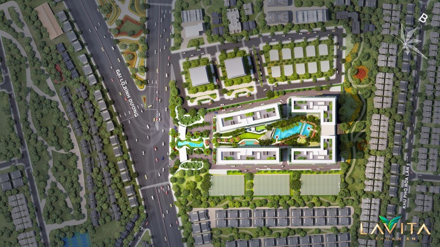 Hưng Thịnh Gây Bão Với Căn Hộ, Officetel Chuẩn Resort, Lavita Thuận An, Giá Chỉ Từ 32Triệu/m2