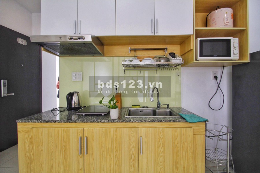 Căn hộ Thảo Điền Q2 ban công 1PN 40m2 full đồ.