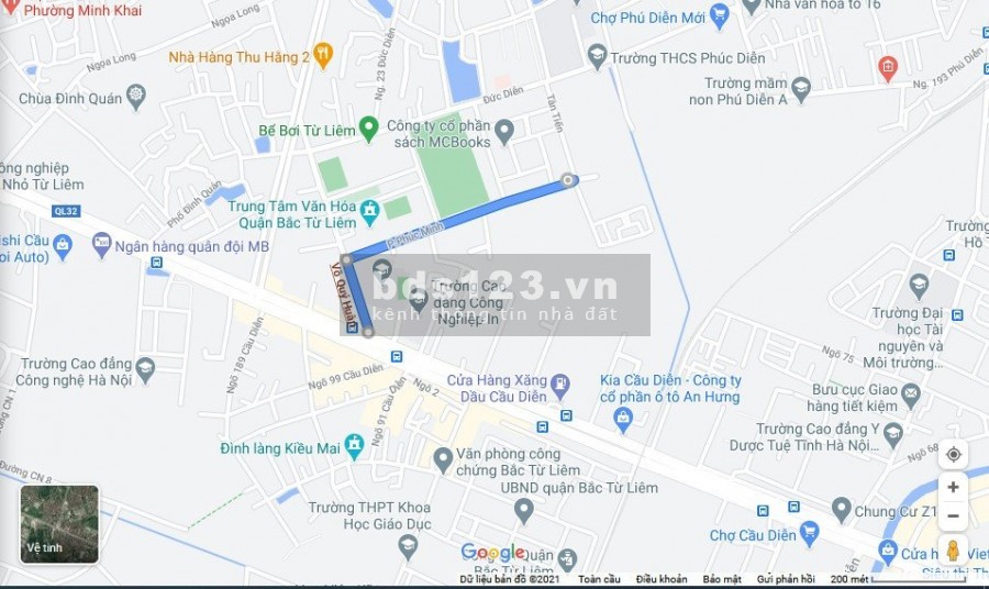 Cần Bán Lô Đất Biệt Thự, Liền kề QL32 Phúc Diễn, Bắc Từ Liêm