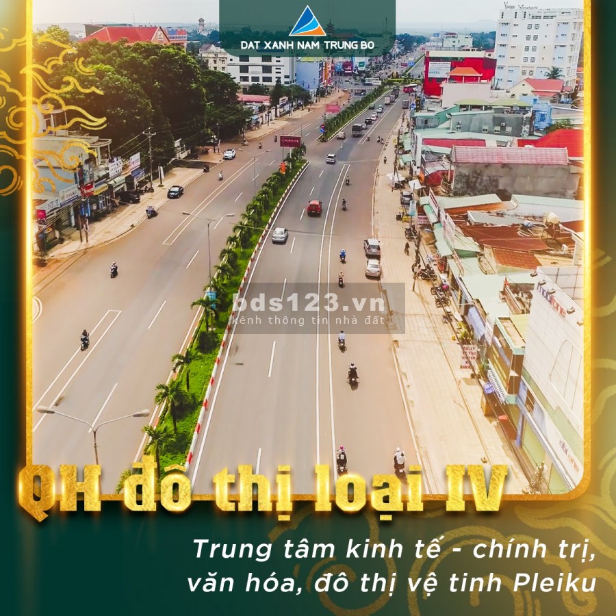 Chỉ từ 400tr Sở hữu ngay Đất nền Sổ đỏ KĐT thương mại kiểu mẫu đầu tiên Tây Nguyên