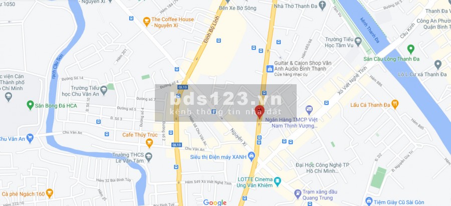 Đất 22 x 70m mặt tiền Quốc Lộ 13 , ngay chung cư Morning Star