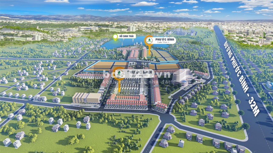 Dự án đất nền Phước Bình Lakeview là dự án 1/500, gần sân bay Long Thành (mua 1 lô đất tặng bảo hiểm ôtô, xe máy trọn đời cho khách hàng mua sản phẩm )
