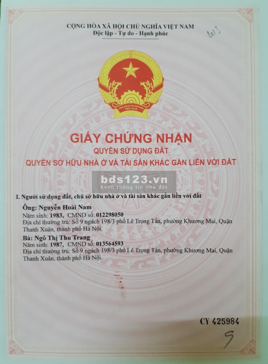 Chính chủ bán đất (Thôn Vỵ Thủy, Xã Thanh Mỹ, Thị xã Sơn Tây, Thành phố Hà Nội)