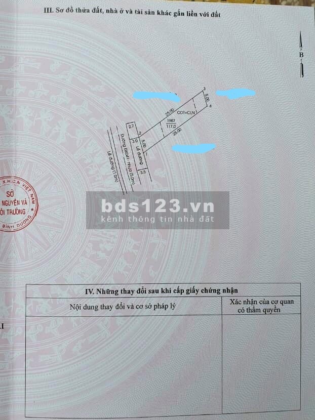 Bán đất thổ cư DX041, sát sân Golf Twin Doves,SHR.
