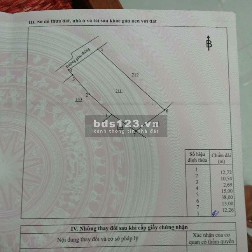 Mình cần bán đất không quy hoạch tại xã Hưng Lộc, Đồng Nai, giá 2 triệu/m2, dt 602m2, LHCC