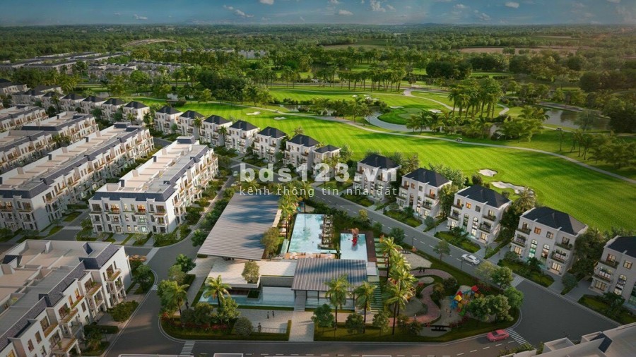 Đất nền liền kề sân golf Tân Mỹ - Long An của tập đoàn Trần Anh, SHR, diện tích đa dạng, giá chỉ từ 10tr- 16tr/m2.