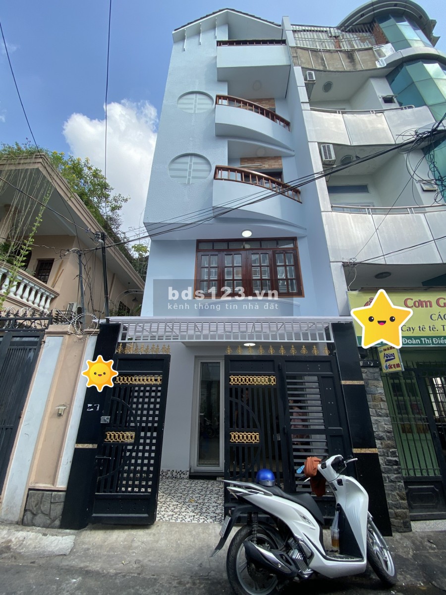 Nhà HXH Đoàn Thị Điểm 4.3x18 Trệt 4Lầu TM Giá 40Tr/th