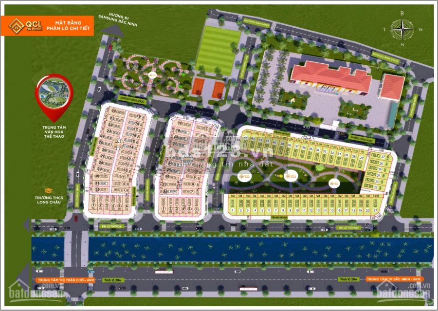 Bán đất QCL Long Châu, Bắc Ninh