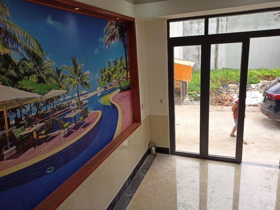 Nhà 1 trệt 1 lầu Bửu Hòa, sổ riêng thổ cư, đường 2 xe hơi tránh nhau, gần cty Pouchen
