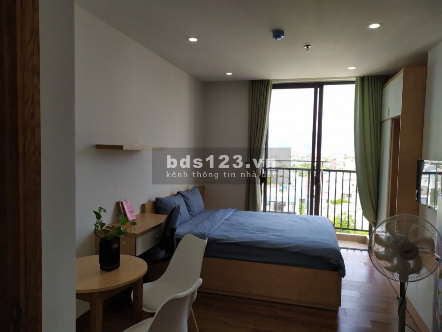 Chỉ còn 1 căn studio duy nhất tầng 7, dt 30 m2, view núi Sơn Trà, cầu Thuận Phước, ban công thoáng mát giá chỉ 4 tr/tháng. LH 0983750220