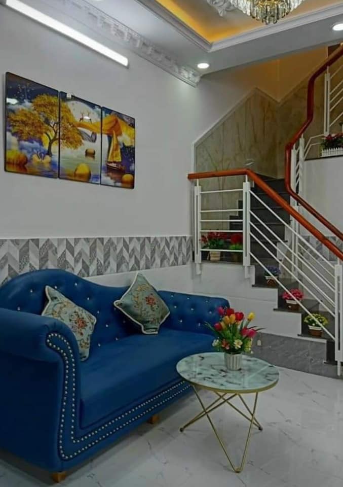 Bán nhà mới xây trong khu dân cư,đúc thật, tặng nội thất, giá full 1 tỷ 750 triệu