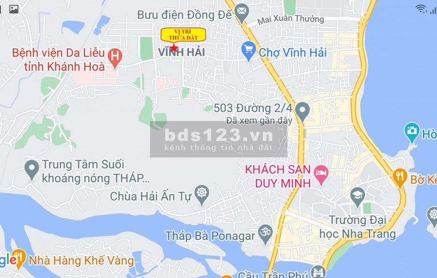 Cho thuê đất mặt bằng Nguyễn Khuyến Nha Trang