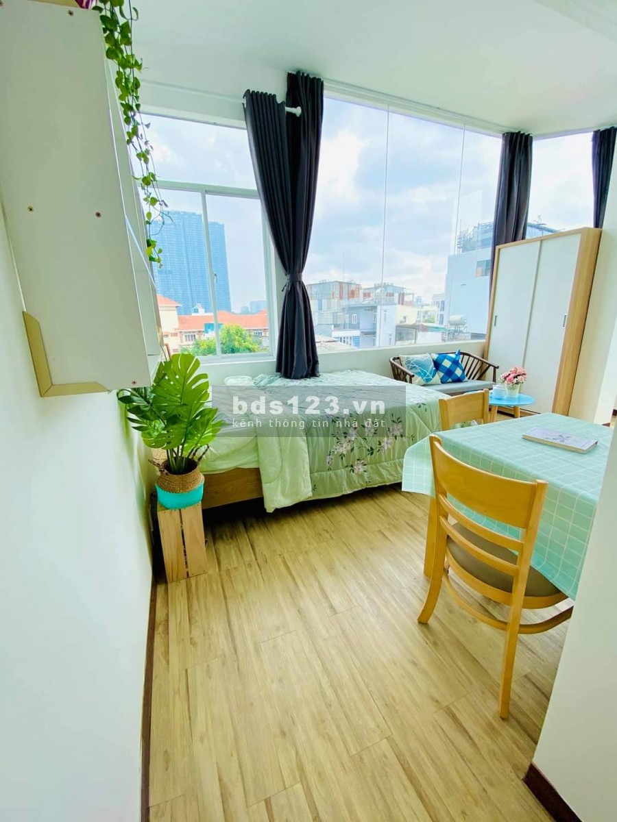 Căn hộ dịch vụ đầy đủ nội thất giá vừa rẻ vừa mềm quận Bình Thạnh, gần Hàng xanh, giao Nguyễn Hữu Cảnh 25-30m2