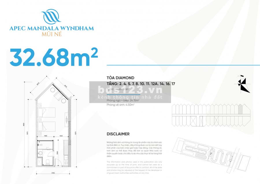 Block R,M,S Tầng 10-20, 32m2 view biển, 1.3 tỷ, Tặng Full Nội Thất, Tặng Du Lịch 30 Đêm