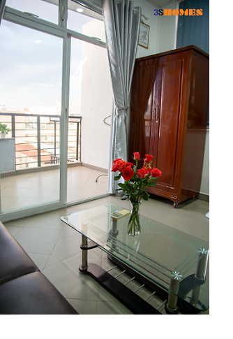 Cho thuê CĂN HỘ 1PN, 1PK đủ tiện nghi, nội thất giá siêu rẻ BAN CÔNG RIÊNG P12, Quận 3