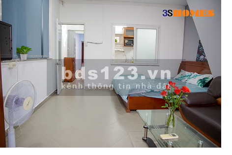 Cho thuê CĂN HỘ 1PN, 1PK đủ tiện nghi, nội thất giá siêu rẻ BAN CÔNG RIÊNG P12, Quận 3