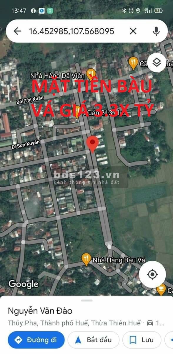 SIÊU PHẨM ĐẤT NGUYỄN VĂN ĐÀO ĐƯỜNG 29M GIÁ 3.3X TỶ