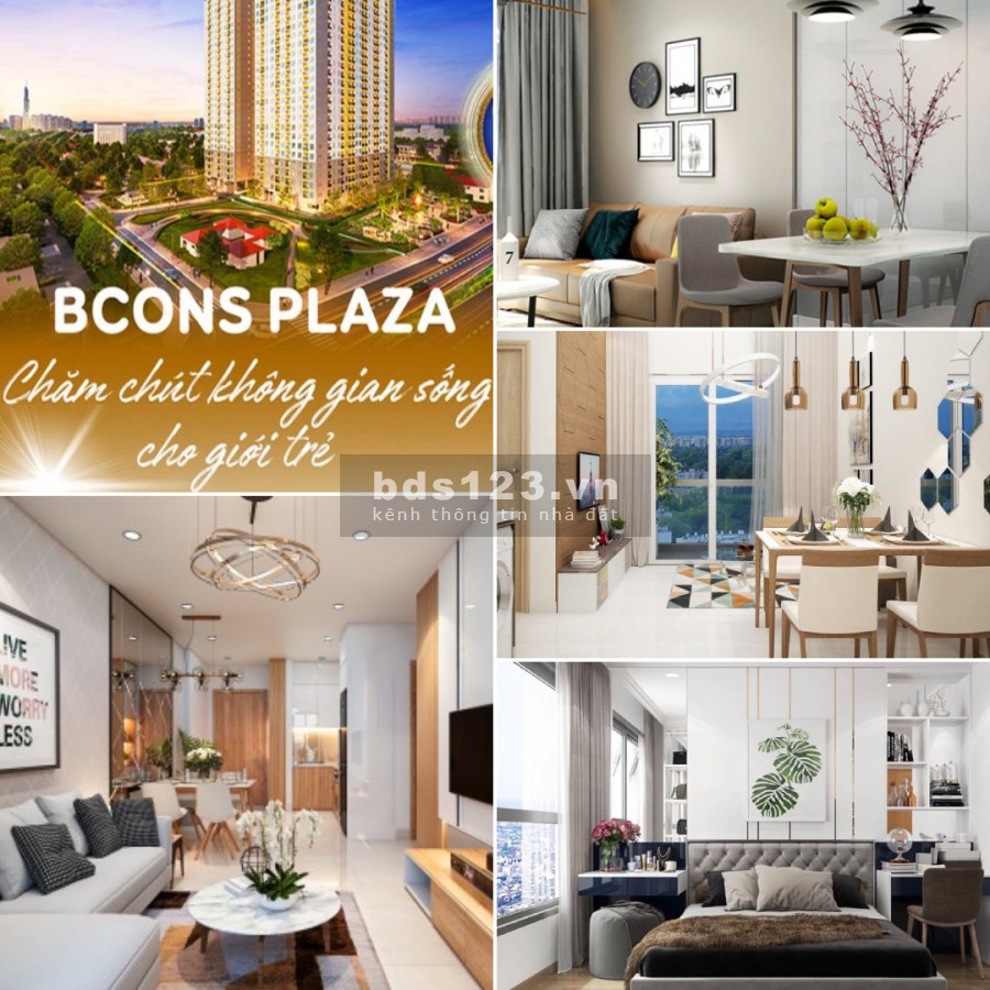 BCONS PLAZA cao cấp làng đại học thanh toán chỉ 500tr,CK ngay 7%.ngân hàng hỗ trợ vay ân hạng góc lãi 18 tháng