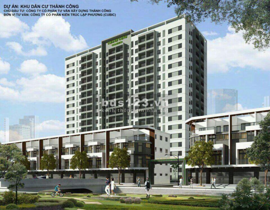 Chung cư Thành Công giá tốt - pháp lý minh bạch chỉ từ 299tr.
