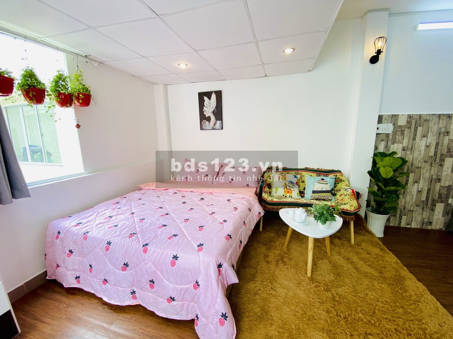 Căn hộ dịch vụ 30m2 đường Nguyễn Hữu Cảnh, BìnH Thạnh giá cực mềm- ánh sáng tự nhiên