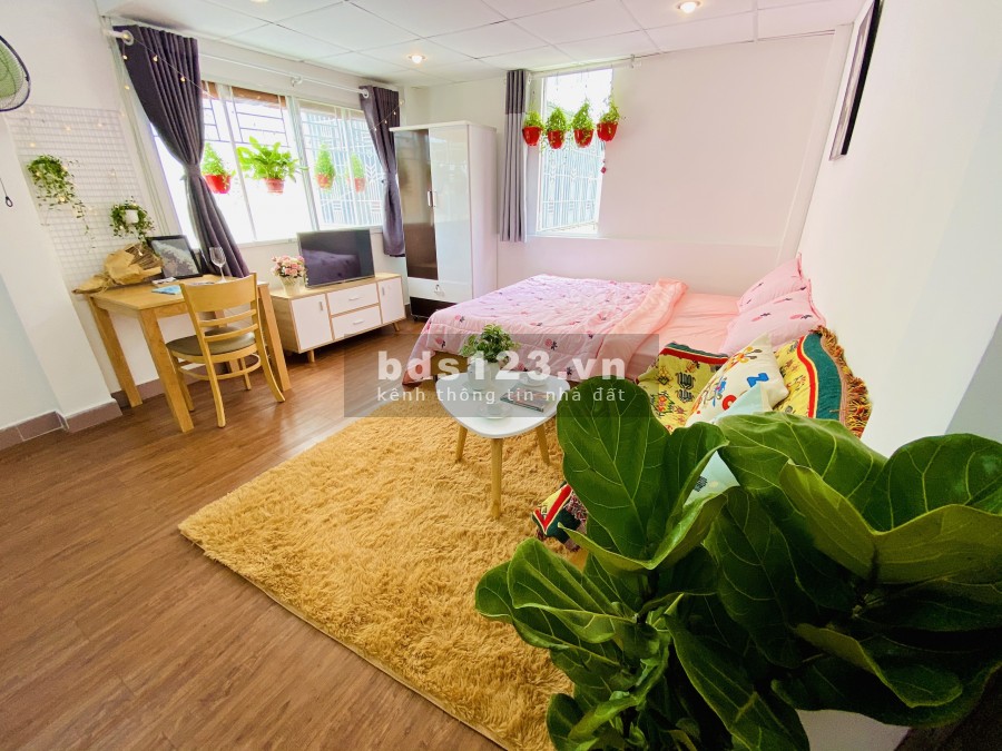 Căn hộ dịch vụ 30m2 đường Nguyễn Hữu Cảnh, BìnH Thạnh giá cực mềm- ánh sáng tự nhiên