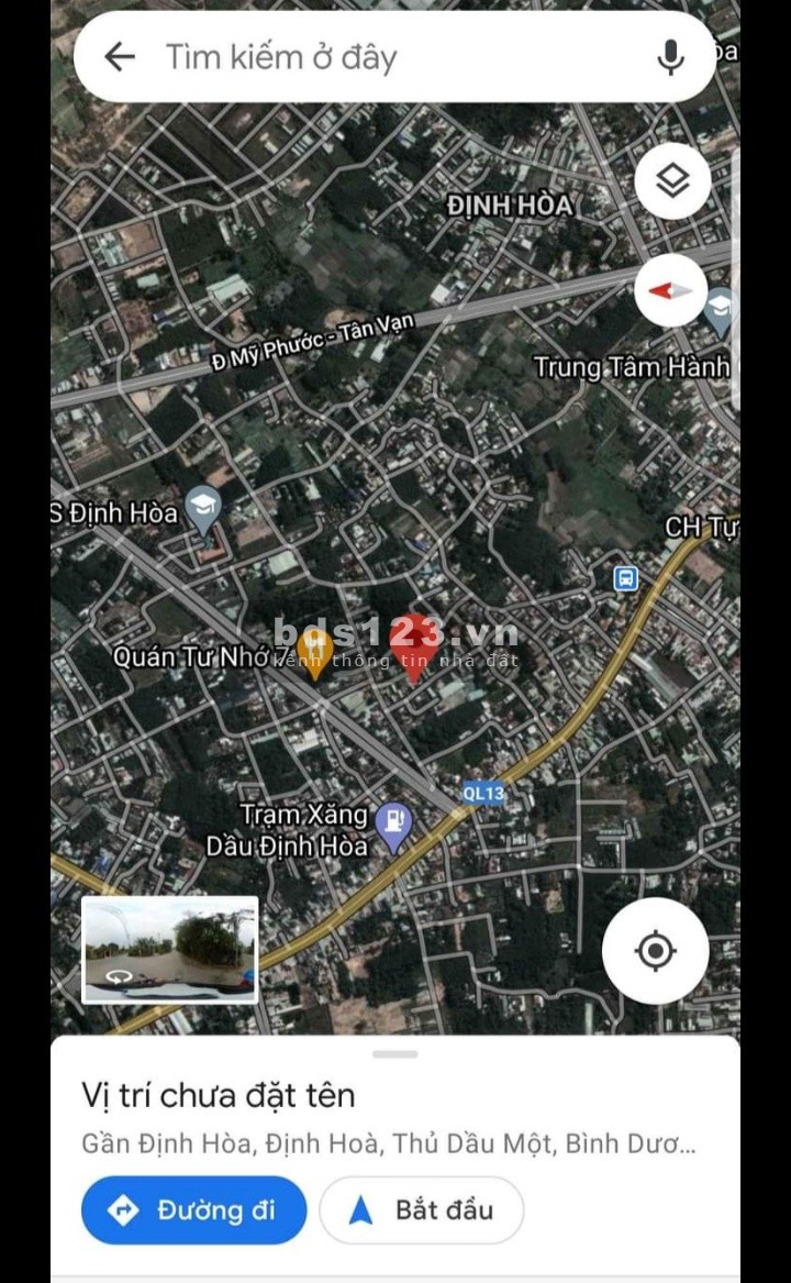Bán đất MTĐ DX 71 gần chợ Nhật Huy, giá 1tỷ115, DT 57m2, SHR.