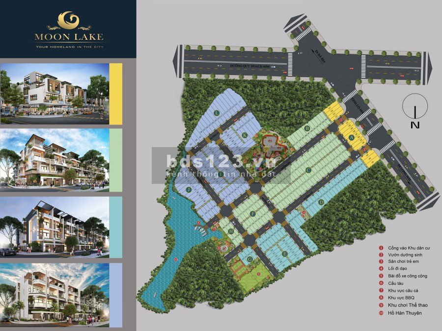 Bán đất trục chính C18 dự án Moon Lake ngay cổng chào Long Hải, Sổ đỏ, Thổ cư, Giá rẻ