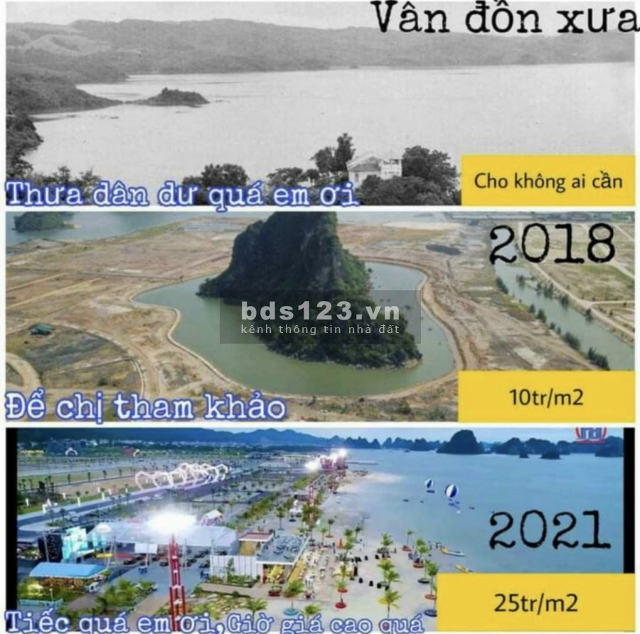 Bán đất nền dự án Phương Đông Vân Đồn Quảng Ninh giá đầu tư 25 triệu/m2
