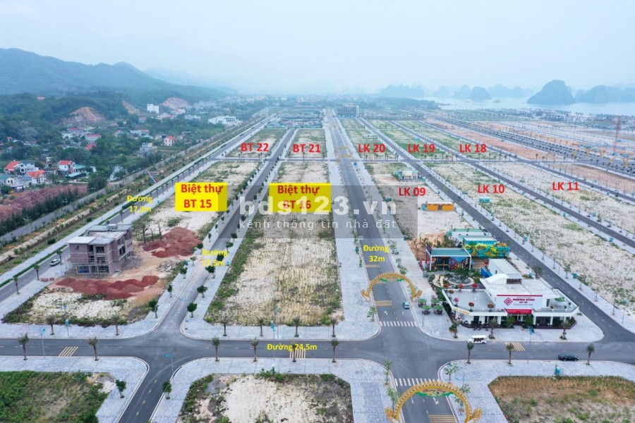 Bán đất nền dự án Phương Đông Vân Đồn Quảng Ninh giá đầu tư 25 triệu/m2
