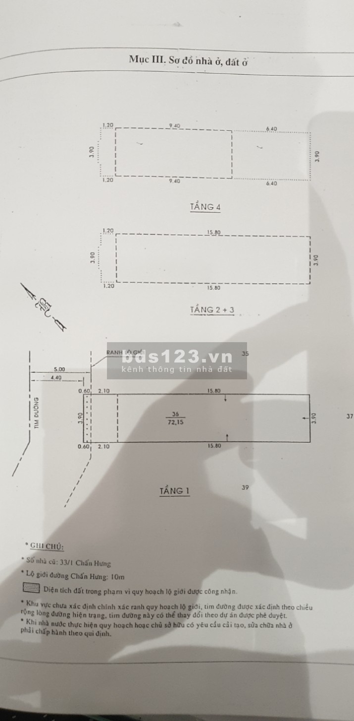 CẦN BÁN NHÀ MẶT TIỀN ĐƯỜNG CHẤN HƯNG - P6, QUẬN TÂN BÌNH - KINH DOANH BUÔN BÁN