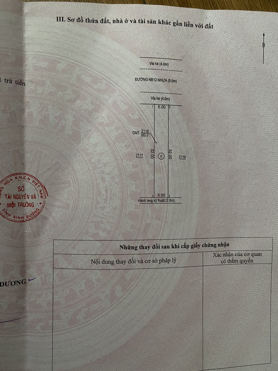 Chính chủ cần bán đất tại Bình Dương