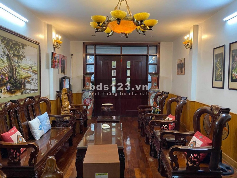 Gò Vấp bán nhà chợ Hạnh Đông Tây Đường Quang Trung Phường 11, 90m2, 4 Tầng 13Tỷ8