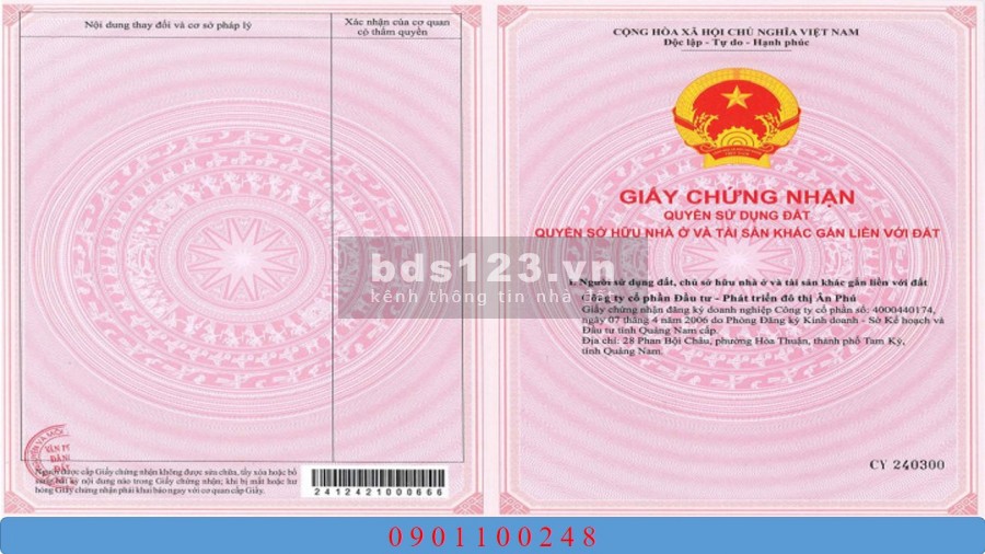 Đất nền sổ đỏ KĐT Ân Phú giá đầu tư chỉ 668 Triệu (30%)