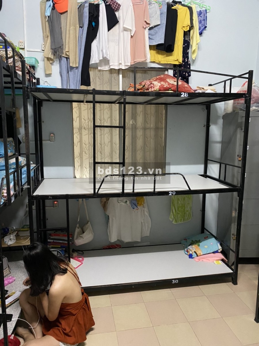 KTX giường tầng máy lạnh cho sinh viên, người đi làm Binh Thạnh