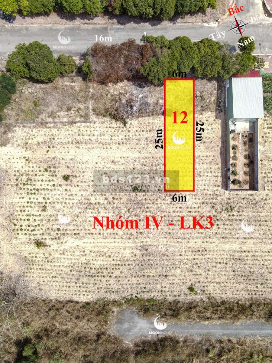 150m2 Thổ cư xã Long Thọ Nhơn Trạch gần đường d1